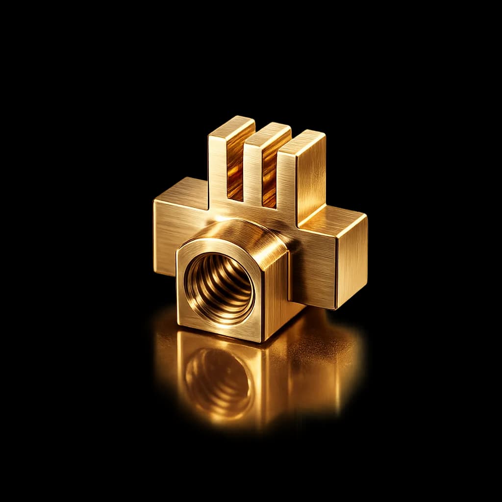 Pressure Gauge Bourdon Tube Tip / End Cap