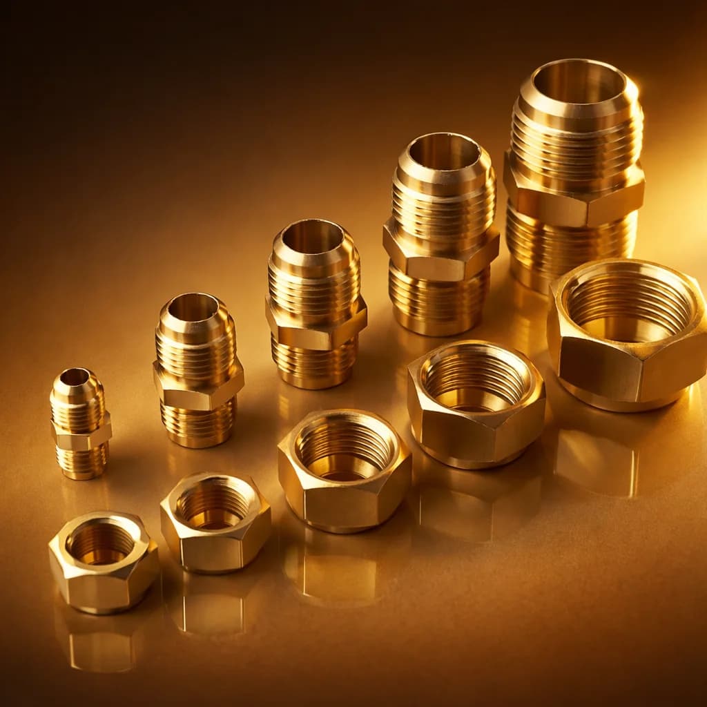 Brass Flare Fittings (Flare Nut & Flare Union)