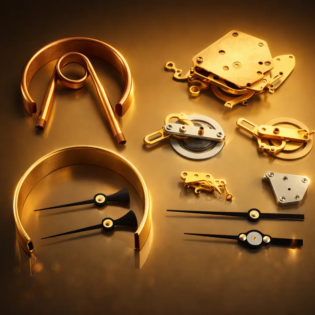 Pressure Gauge Internal Parts – Precision Brass & Copper Components