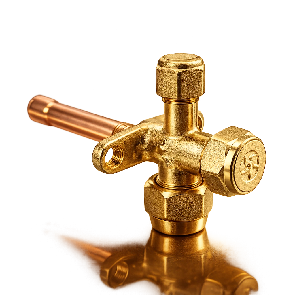 Split AC Service Valve (Brass)